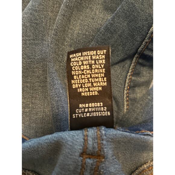 GUC NY Rewash Junior Size Straight Leg Jeans 3% Spandex Size 9/29 - Picture 5 of 6